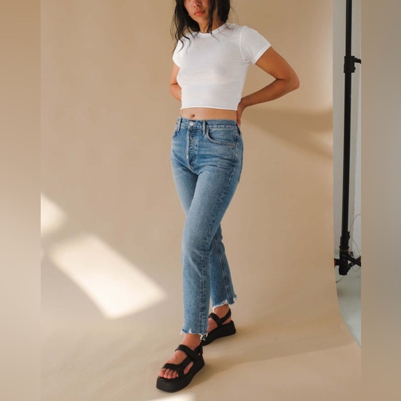 Agolde - Riley High Rise Jeans - Picture 2 of 8